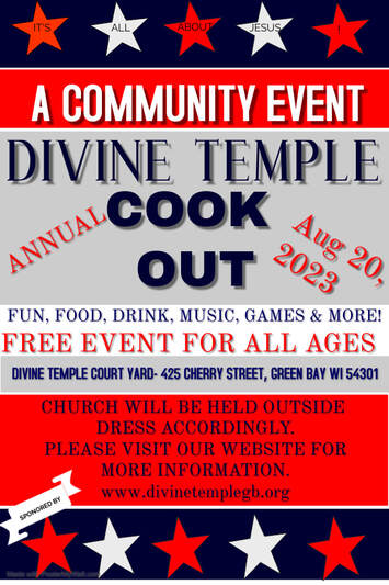 Divine Temple Annual Community Cookout